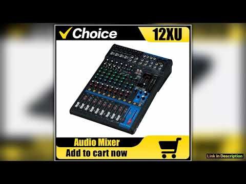 12XU 12 Way Analog Mixing Consoles Professional 12 Channel Sound MG12 Audio Mixer for Wedding Stage