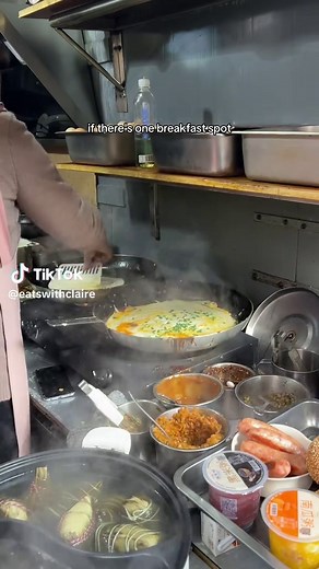 Delicious Egg and Scallion Pancakes in Shanghai