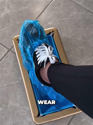 Keep Your Floors Spotless with This Automatic Shoe Cover Machine