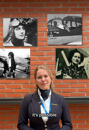 At KLM only 6.2% of pilots are women... But that’s increasing every year! 🚀 Ready to chase your dreams and take flight? The sky has no limit! ✈️👩‍✈️ #KLM #RoyalDutchAirlines #KLMFlightAcademy #WomenInAviation #WomanPilot