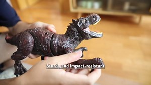 TALGIC Remote Control Dinosaur Robot Toy for Boys 4-7, RC Dinosaur with Realistic Legs & Spray Stream for Kids 3 4 5 6 7 9 Year Old Boy Birthday Gift (Red)