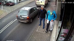 Instant karma for vandal caught smashing shop window