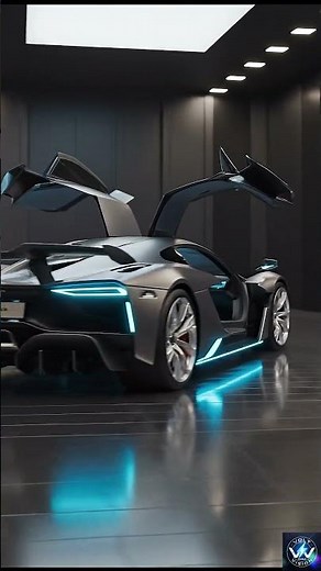 2050 Electric Hypercar Concept | Future EV Design AI Generated