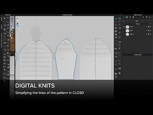 2 - How to Simplify Pattern Lines in CLO3D