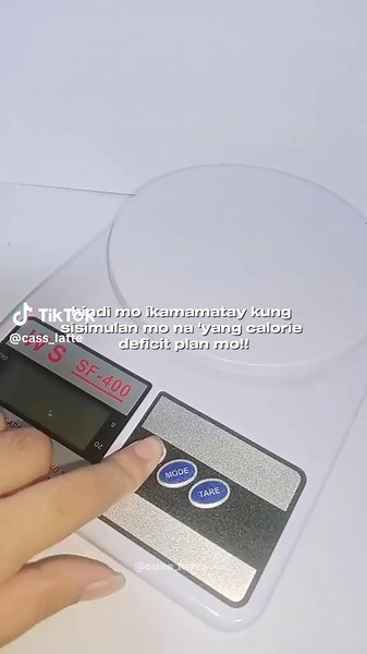Food scale for calorie deficit 🥦🥩 #foodscale #caloriedeficit #diet