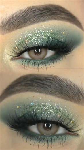 green eyes makeup tutorial step by step for beginners. #youtubeshorts #eyesmakeup