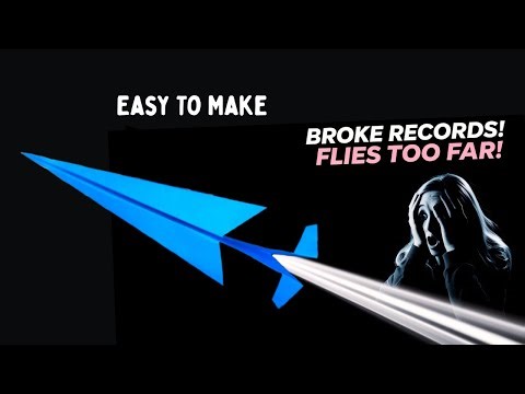 Paper Airplane That Flies Very Far ✈️ | Best & Easy Origami Plane | Shakil Origami School