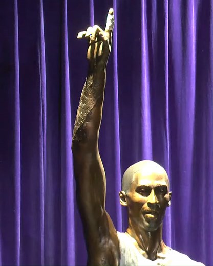 3.2K views · 85 reactions | Late US basketball legend Kobe Bryant has been immortalised at Crypto.com Arena - formerly known as the Staples Centre - in Downtown LA. The statue is one of three to be unveiled - one of which will feature the Lakers star and his daughter, Gianna. They were among nine killed in a helicopter crash in January 2020. #9News | 9 News | Facebook