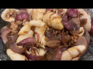 Delicious tender curry squid recipe | FullHappyBelly