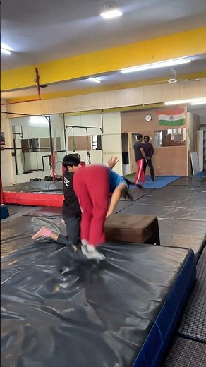 Parkour Backflip training video