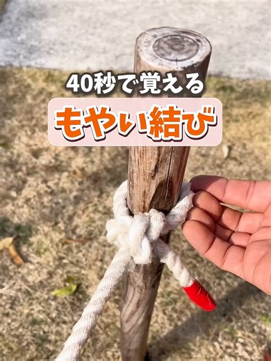 進化系もやい結びテクニックのマスター法