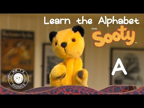 Learn the Alphabet with Sooty | Letter A | Mr. T's Phonics