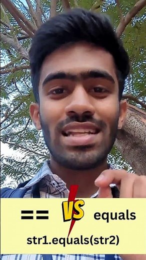 equals( ) vs == in java | Tamil | code io