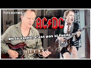 Thunderstuck - tuto guitar - AC/DC