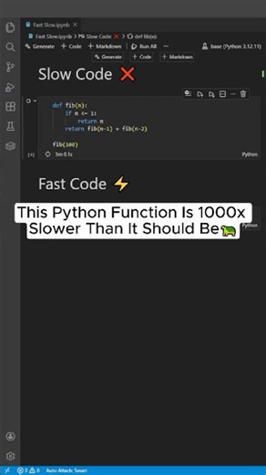 This Python Function Is 1000x Slower Than It Should Be🐢