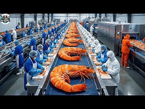 Inside a Shrimp Processing Plant – Sorting to Packaging (The entire process)