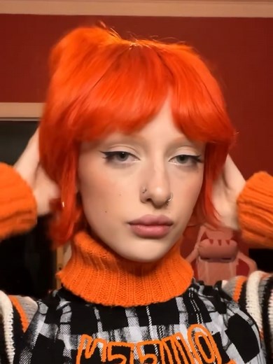 Radiant Tangerine Dream Hair Color Transformation