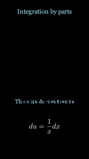 Integration by parts explained 🔥 #Calculus #Integration #Math #fyp #viral #tutorial #engineering