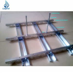 [Hot Item] Factory Direct Supply Plaster Board Steel Frame Concealed Channel Light Keel Ceiling System