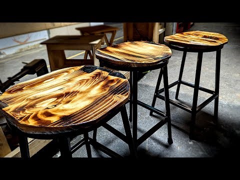 Raw Materials to Stunning Creations: DIY Metal and Wood Bar Stools
