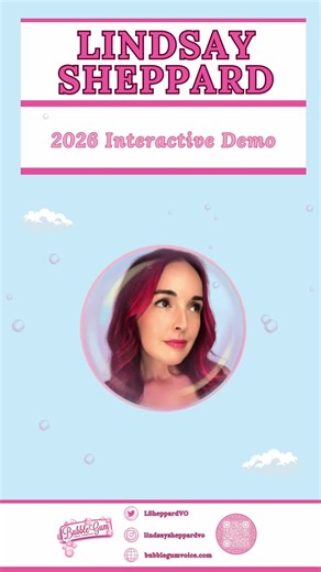 ✨ Lindsay Sheppard Voice Actor 2026 Interactive Demo✨🎮 🌐 bubblegumvoice.com ✉️ lindsay@bubblegumvoice.com Produced by the wonderful folks over at Sound Cadence #voiceover #voiceacting #interactive #videogames