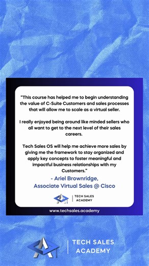 Tech Sales OS: Master the Art of Selling Tech and Become a Top 1% Tech Seller