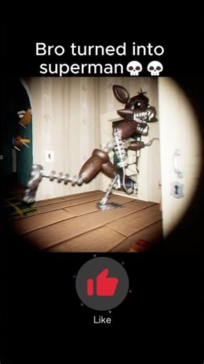 Bro turned into superman💀💀 #fredbear #helloneighbor #fnaf
