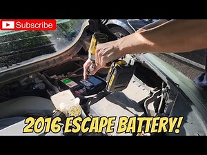 2016 Ford Escape Battery Replacement!