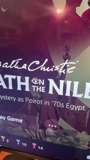 Its good game Agatha Christie Death on the Nile PS5 if you like mystery games #agathachristie #ps5