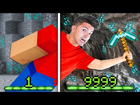 Minecraft But XP = Realism