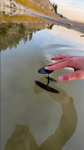 Finger Hydrofoil Surfing