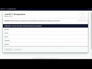 Java SE 11 Encapsulation | Infosys Springboard Assessment Solution.