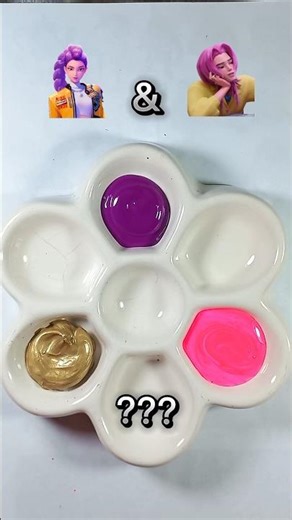 Guess the mixed k-pop demon hunters colors #kpopdemonhunter #satisfying