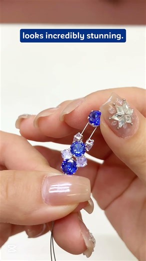 Cute Beaded Bracelet Making | Blue Enchantress tutorial, handmade Rhinestone bracelet