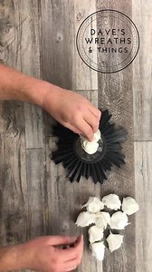 1.6K views · 73 reactions | Dollar Tree Fabric Cross Wreath - Wreath DIY Watch the full video here: https://youtu.be/Py4Xy3f_wh0?si=CM58Bsc_bmS53EZd | David Grant | Facebook