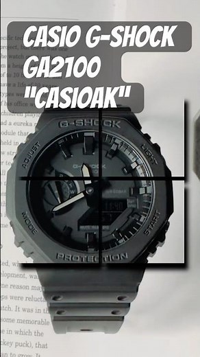 Casio G-Shock GA-2100 "CasiOak"