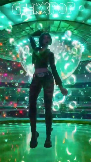 Emote fun with the Rachel Roth/Raven skin at the Daft Punk experience in game. #Fortnite