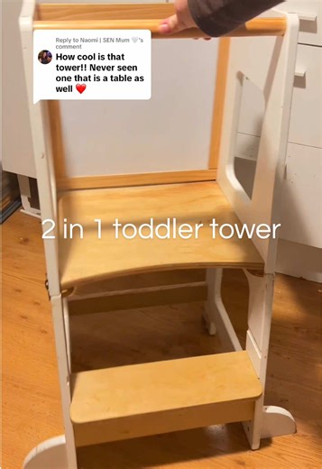 Discover the 2 in 1 Toddler Tower for Montessori Learning