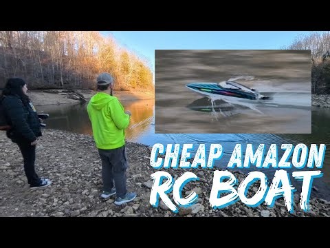 CHEAP AMAZON RC BOAT 🛥️ Little & Quick!