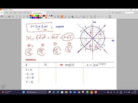 Module et argument d'un nombre avec forme particulière -1