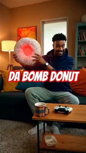 Da Bomb Donut = Instant House Explosion?! 🔥💥 #viral #funny #trending #foryou #trendingnow