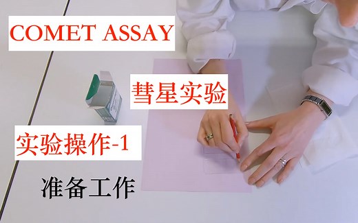 【comet assay】实验步骤1: Preparation Coating slides（ Measuring DNA damage）
