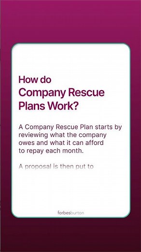 How Do Company Rescue Plans Work?