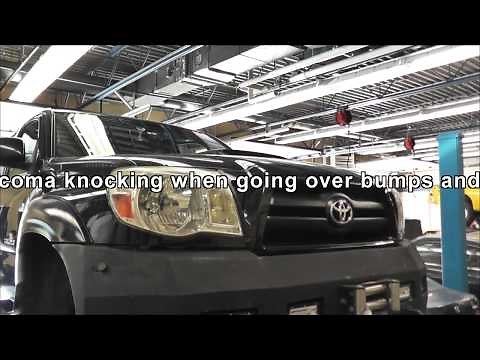 Toyota Tacoma knocking when going over bumps and pot holes