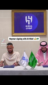 The signing and presentation of #Neymar as a player of AlHilal Saudi Club 🇸🇦 | Marca in English