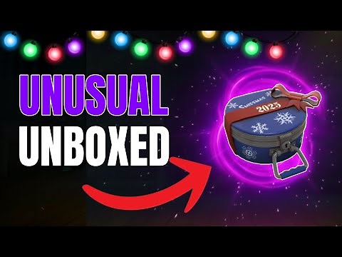 TF2: WINTER 2025 COSMETIC CASE UNUSUAL UNBOXING! | TF2 Smissmas 2025
