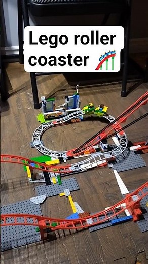 🎢 I Built My First LEGO Roller Coaster... and It Actually Works! 😲🚀