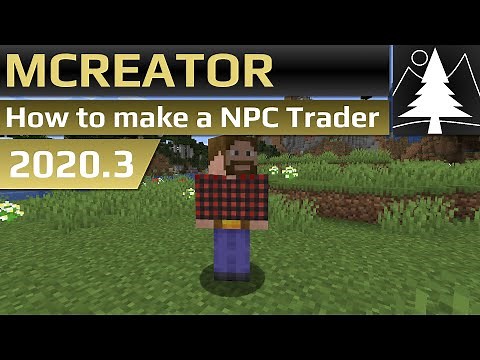MCreator Tutorial: How to make NPC Trades | 2020.3