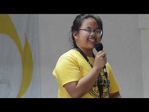 Raiza in Extemporaneous Speech Festival 2018