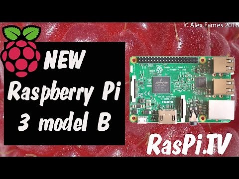 Raspberry Pi 3 model B Launch - 64-bit quad-core ARM Cortex A53